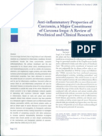 Anti-Inflammatory Properties of Curcumin, A Major Constituent of Curcuma Longa - A Review of Preclinical and Clinical Research PDF