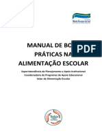 Manual de Boas Práticas Na Alimentação Escolar PDF