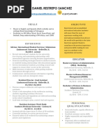 Daniel Restrepo Resume PDF