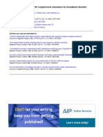 Acoustic Metamaterials With Coupled Local Resonators For Broadband Vibration Suppression