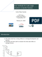 Experimental Methods For Lode Angle Characterization in Ductile Fracture