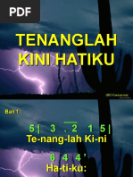 KJ 410 - Tenanglah Kini Hatiku