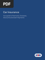 Car Insurance: Your Guide To Premiums, Excesses, Discounts and Claim Payments