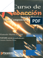 CURSO DE REDACCION Martin Vivaldi Gonzalo PDF