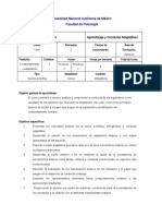 Aprendizaje y Conducta Adaptativa PDF