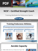 Training Methods For Endurance Sport