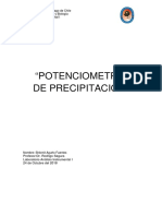 Informe de Laboratorio de Potenciometria de Precipitacion