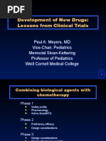 Development of New Drugs: Lessons From Clinical Trials