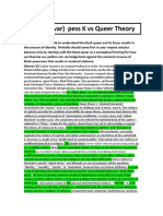 Quar Pess Vs Queer Theory