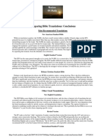 Comparing Bible Translations Conclusions - Web - Archive.org Web 20071012194730 HTTP Faith - Propadeu