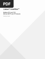 Liebert Intellislot Modbus Rtu Reference Guide SL 28170 - 001 PDF