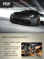 Automobile Textiles: Presentation On