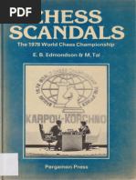 Mikhail Tal, E. B. Edmondson-Chess Scandals The 1978 World Chess Championship-Pergamon (1981)