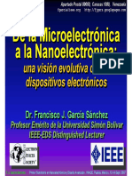 De La Microelectrónica A La Nanoelectronica