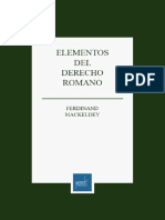 Elementos Derecho Romano