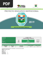 Proyecto Educativo Institucional 2019 AYCHANA