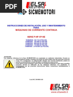 SICMEMOTORI NP80-800 MaintenanceManual DCMotors ES