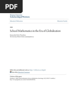 School Mathematics in The Era of Globalization