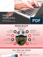 Computer Business Using Laptop PowerPoint Template