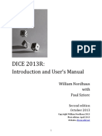 DICE 2013R:: Introduction and User's Manual