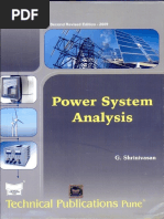 Power System Analysis G Shrinivasan PDF