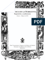 LA MÚSICA EN LA NARRATIVA: Exposición y Conferencias