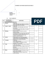 Lembar Observasi Formulir Rumah Sehat Fix