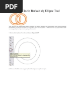 Membuat Cincin Berkait DG Ellipse Tool