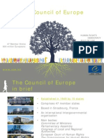 Power Point Presentation of The Council of Europe