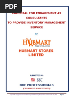 Hubmart Proposal On Inventory Mgt. Service