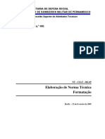 NT-CSAT-001.05 - Elaboração de Normas Técnicas Do CBMPE