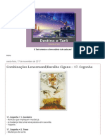 Destino e Tarô - Combinações Lenormand - Baralho Cigano - 17. Cegonha