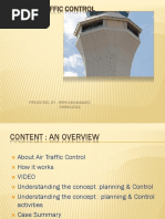 Air Traffic Control: Presented By: Irfan Mohammed SMBA11044