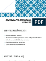 Organizarea Activităţii Bancare1