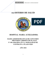 Ministerio de Salud: Hospital Maria Auxiliadora