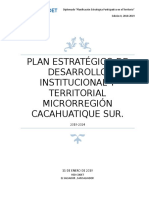 Plan Estrategico MICSUR