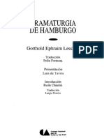 Dramaturgia de Hamburgo (2a Parte), de G.E. Lessing