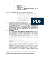 Demanda de Ejecusión de Acta Conciliación.