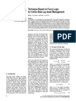 Technique Based On Fuzzy Logic For Cotton Bale Lay-Down Management