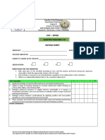 Rpms Cot Rpms Master Teacher 1 IV Rating Sheet