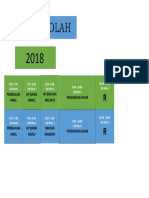 Jadual Kelas Untuk Banner