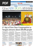 2 Day of New Year Congregation in Yangon Attracts About 200,000 People