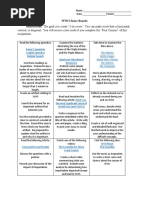 Wwi Choice Board