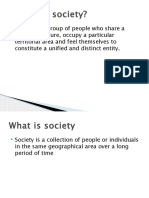 Characteristics of Society and Culture