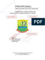 Contoh Proposal Banprov 2015