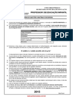 Prof - Educa - Infantil 2015 PDF