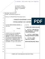 Christopher Ziemer (Inmate) v. Santa Barbara County Sheriffs Office Et Al Nov2018