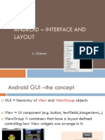 Android - Interface and Layout: L. Grewe