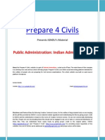 IGNOU's Public Administration Material Part-2: Indian Administration