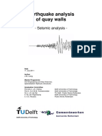 Earthquake Analysis of Quay Walls - J.W. Liang PDF